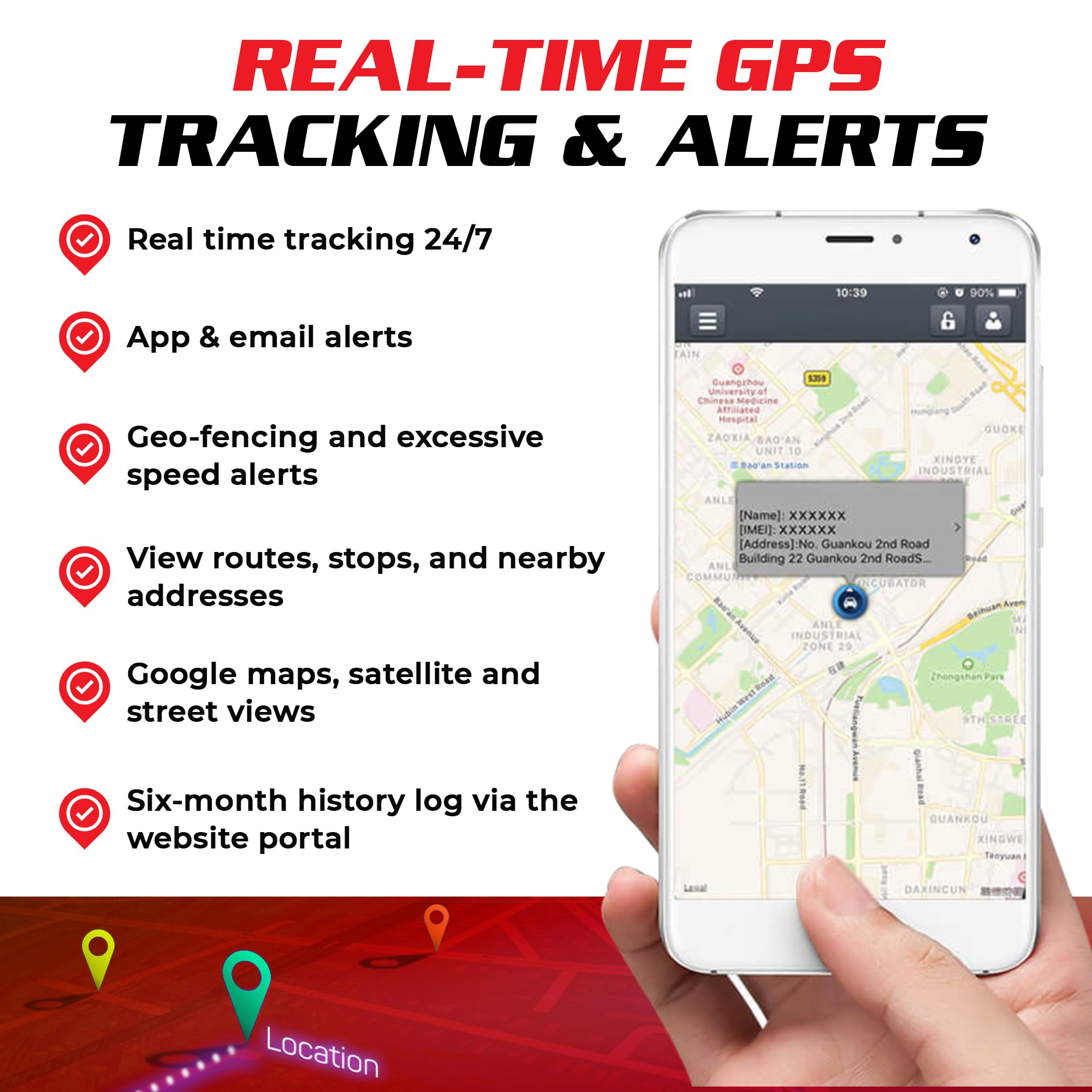 4G Hardwired GPS Tracker with Kill Switch - Real-Time Vehicle Tracking & Remote Ignition Disable | Starter Disable GPS Device for Car Security | Perfect for Fleet Management, Teen Driver Monitoring & Anti-Theft Protection