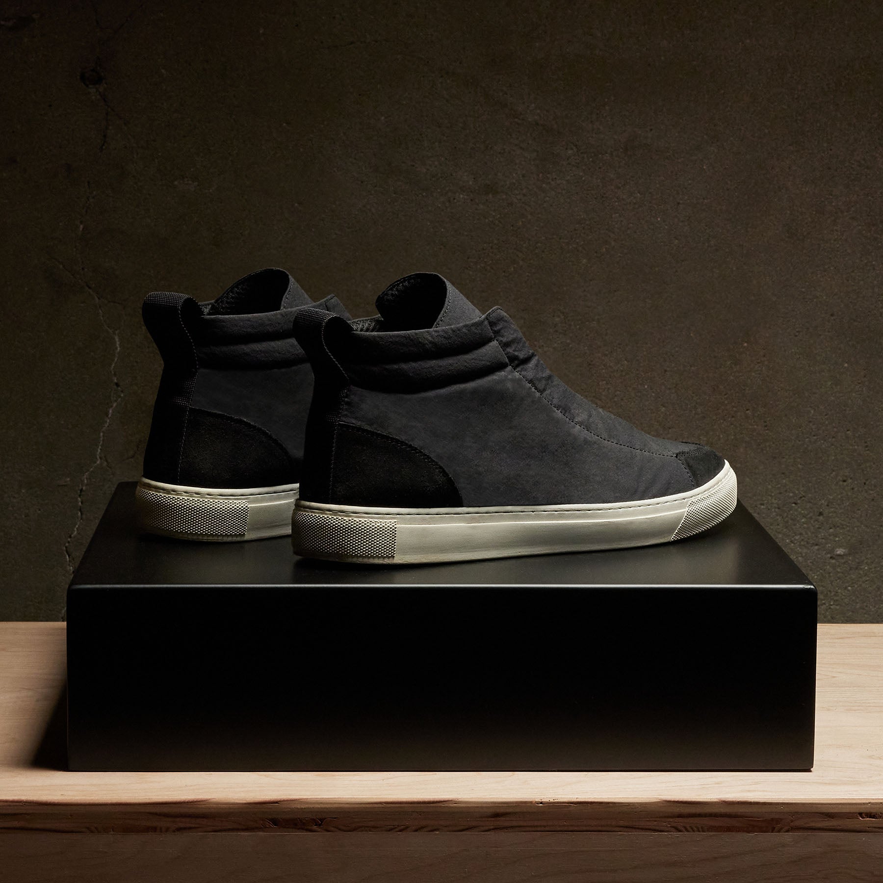 Men's Solstice Skate High Top Sneakers - Black/Black | Durable & Stylish Skate Shoes for Streetwear & Casual Outfits
