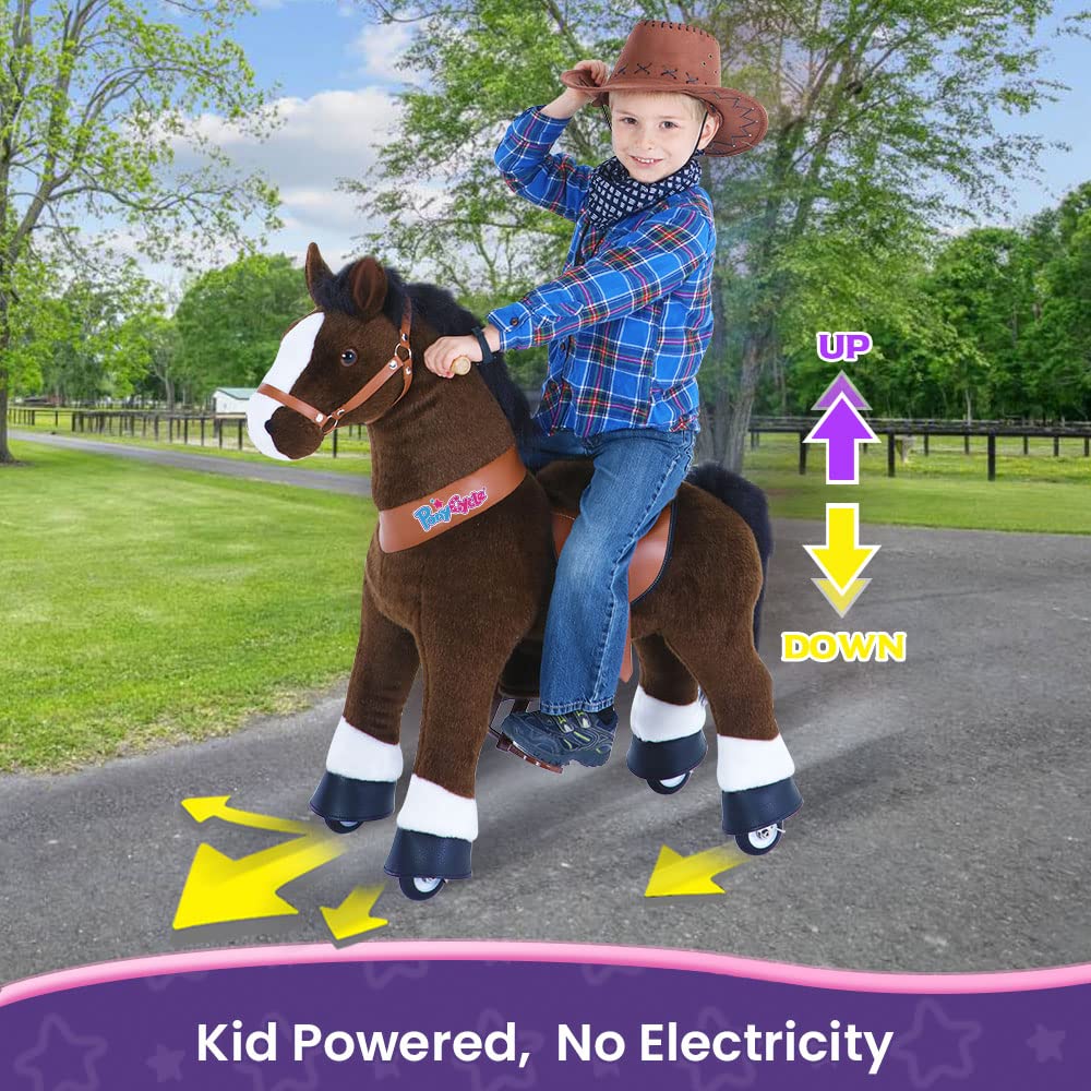 PonyCycle Ride-On Horse Toy for Kids Ages 4-8 | Large 36