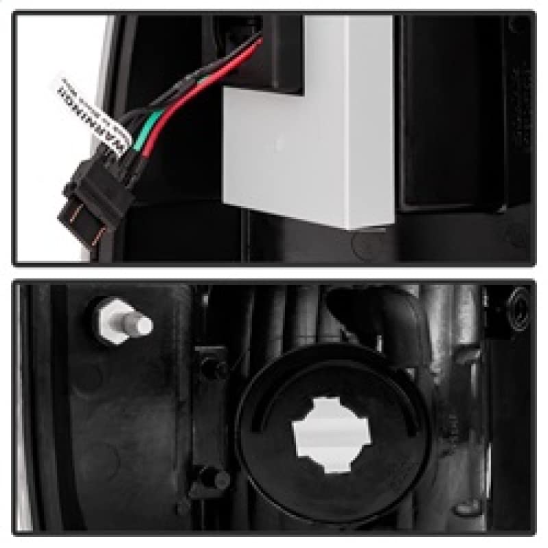 Spyder Auto 5029188 LED Tail Lights Black/Clear - High-Performance Brake Lights for Trucks & SUVs