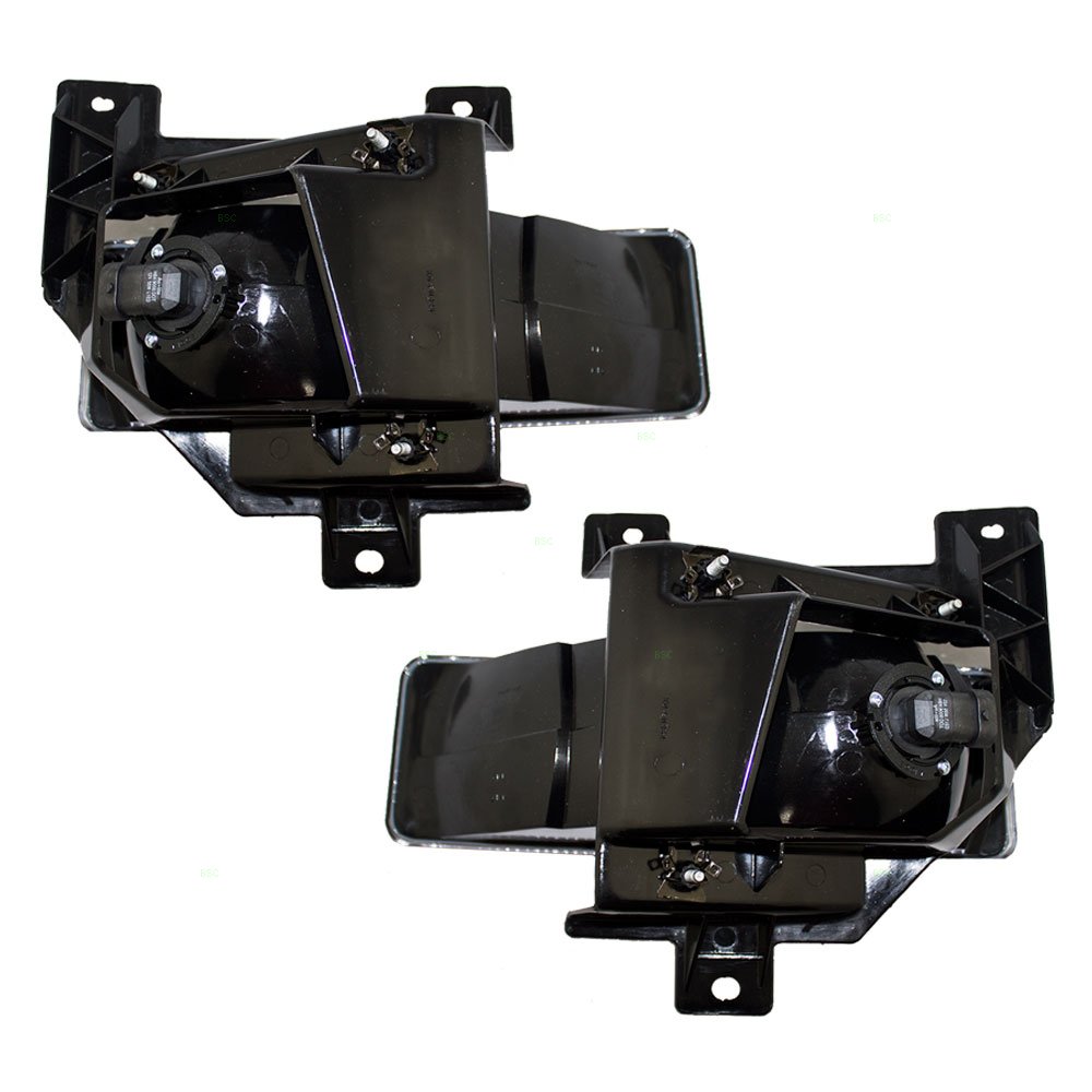 Brock Replacement Fog Lights for 1997-1998 Ford Pickup Truck & Expedition - Driver & Passenger Side Lamps (F75Z15A255BB & F75Z15A254BB) - Perfect for Night Driving & Off-Road Adventures