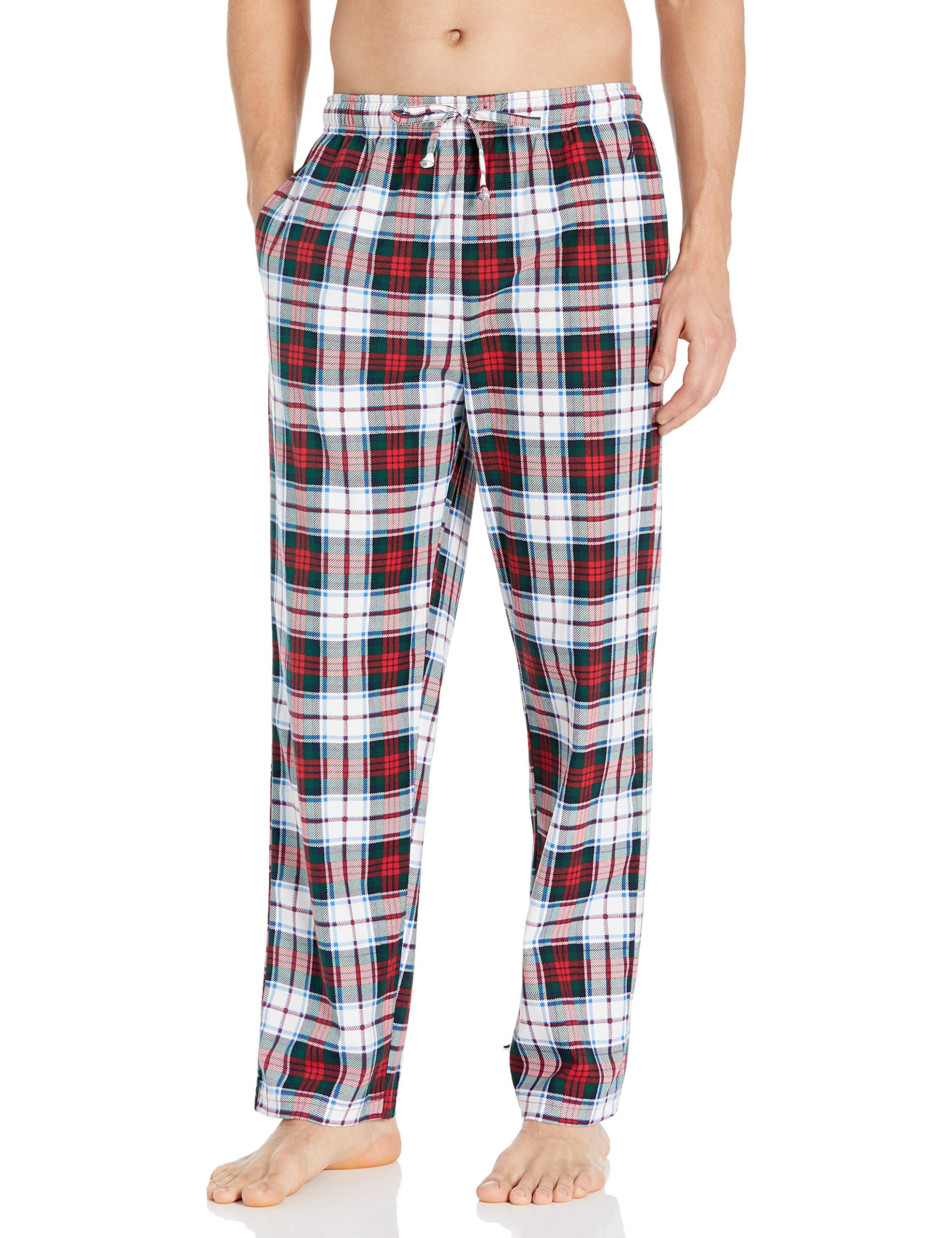 Nautica Men's Fleece Sleep Pants - Soft & Comfortable Lounge Pajama Bottoms for Relaxing at Home or Sleeping
