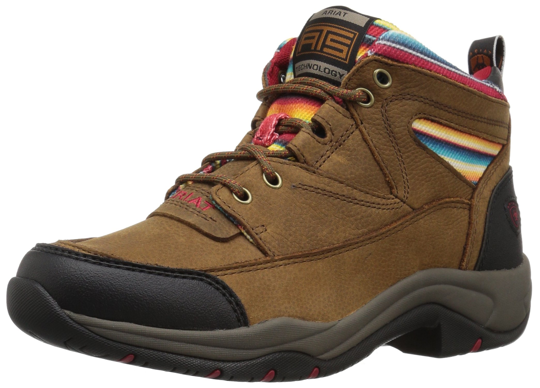 Ariat Women's Terrain Leather Hiking Boots - Waterproof Outdoor Boots for Hiking, Camping & Trail Walking