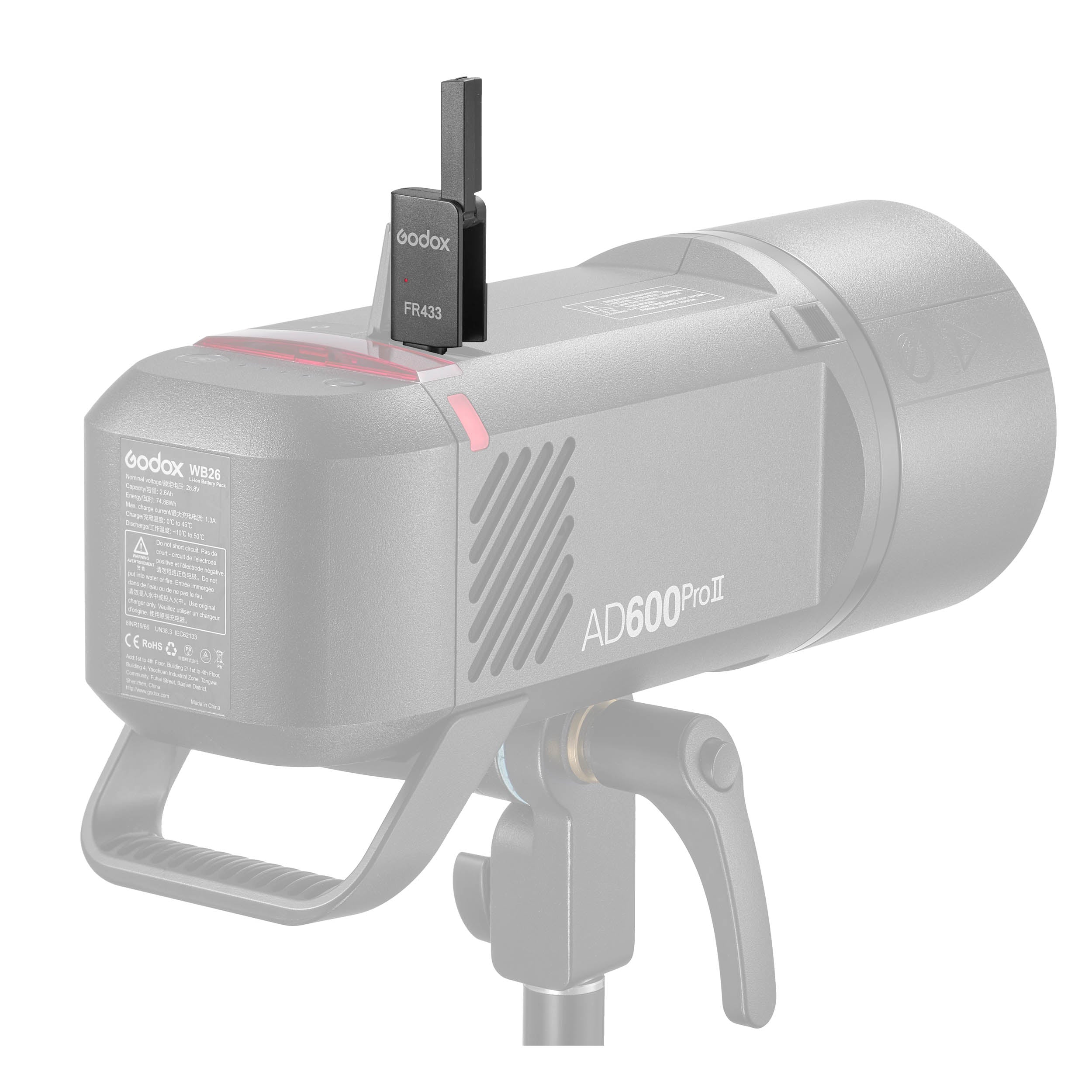 433MHz Wireless Flash Receiver FT433 Trigger - Compatible with Canon, Nikon, Sony DSLR Cameras - Perfect for Studio Photography, Outdoor Shoots & Event Coverage