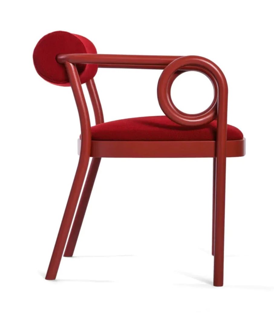 GTV Loop Lounge Chair - Modern Indoor/Outdoor Accent Chair for Living Room, Patio & Office - Stylish Comfort for Relaxing & Reading