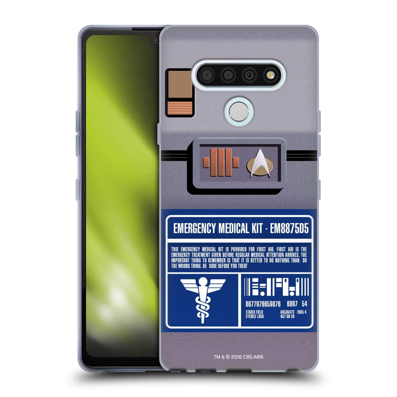 Official Star Trek Medical Kit Soft Gel Case for LG Stylo 6 | Licensed TNG Gadget | Perfect for Sci-Fi Fans & Collectors | Great for Conventions, Cosplay & Everyday Use