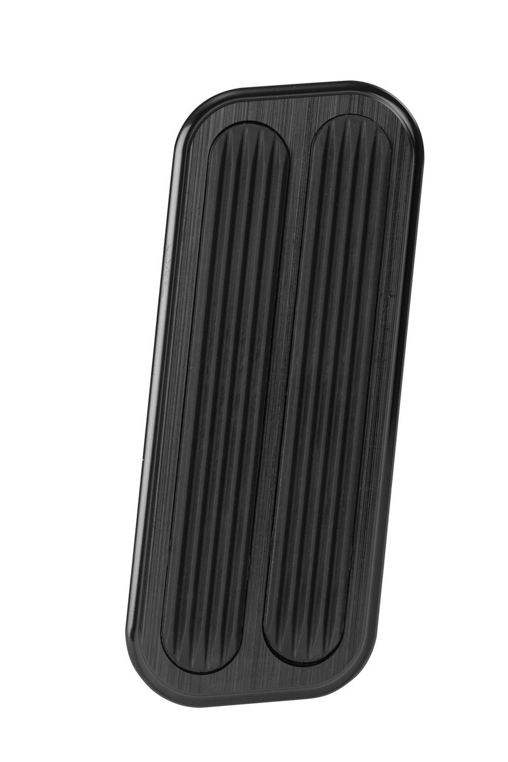 Lokar XBAG-6150 Billet Aluminum Throttle Pedal Pad with Rubber Grip for Corvette - Performance Upgrade for Enhanced Driving Control & Comfort