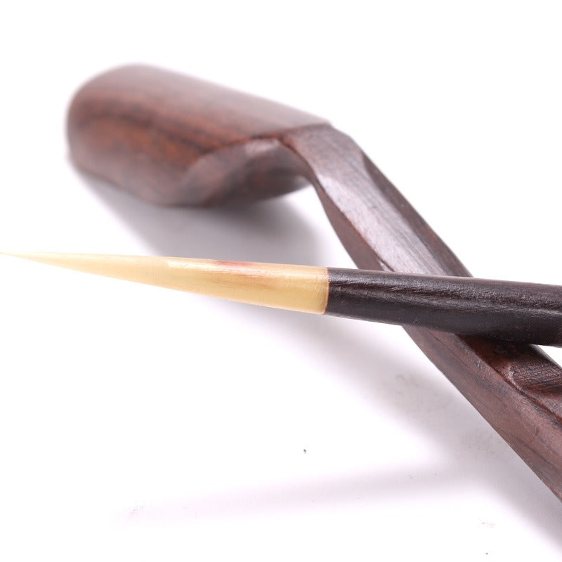 Premium Ebony Wood Japanese Tea Ceremony Set - Traditional Matcha Whisk, Scoop & Bowl for Authentic Tea Brewing at Home or Gifting