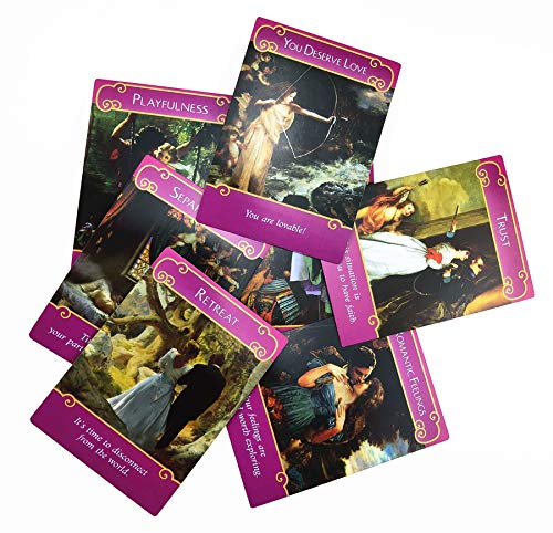 Romance Angel Oracle Cards - 44 Love Guidance & Fate Prediction Tarot Deck with Gilded Design (English Edition) | Perfect for Love Readings, Relationship Advice & Spiritual Growth