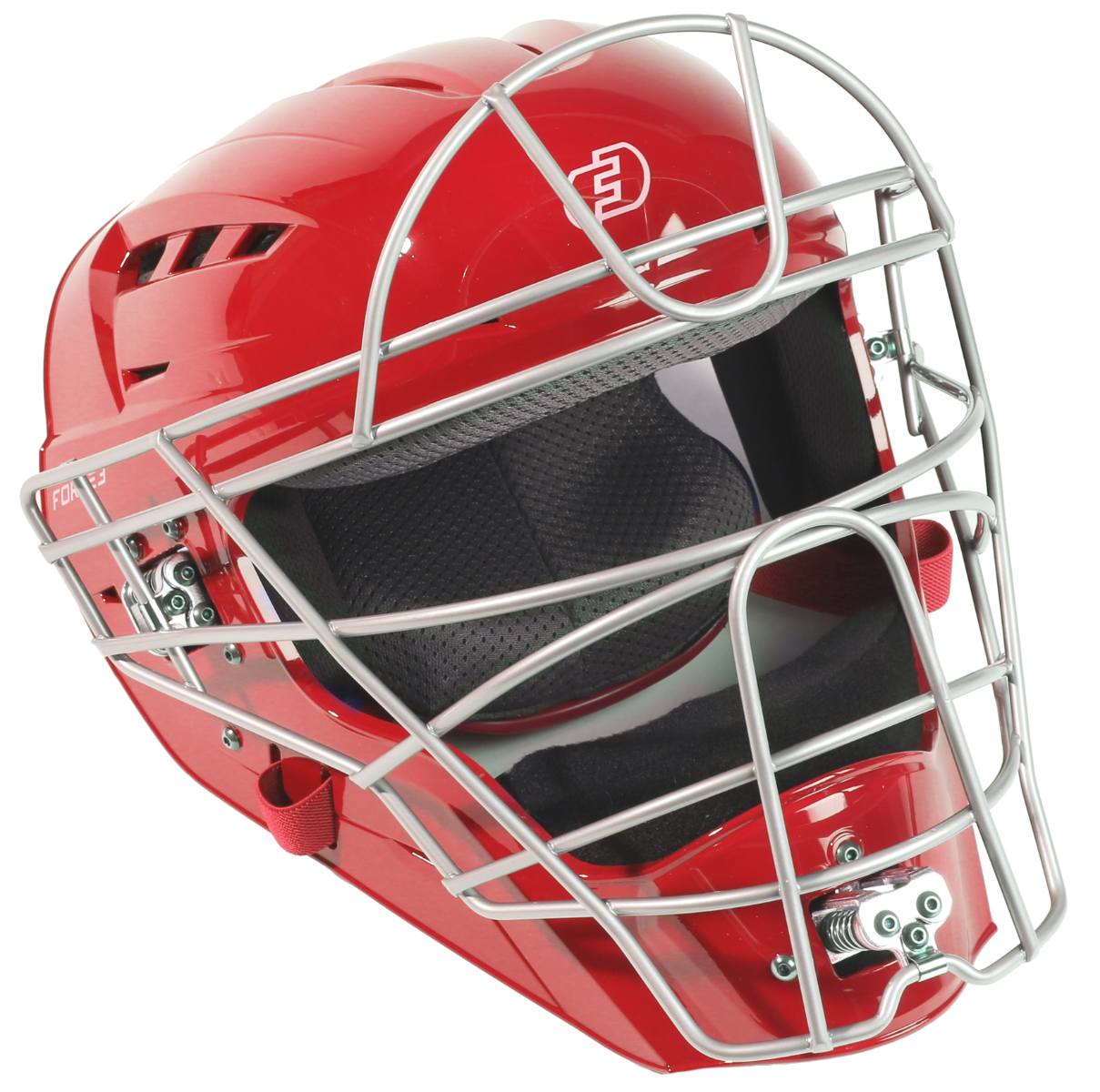 FORCE3 XS3® PRO Catchers Helmet - NOCSAE Certified Gloss Finish Baseball Catcher's Mask for Youth & Adult Players - Perfect for Games, Training & Safety Protection