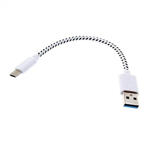 3FT Short USB-C to USB-C Fast Charging Cable - Compatible with Motorola Razr (2020) & Revvlry Plus - Perfect for Car, Office & Travel Charging