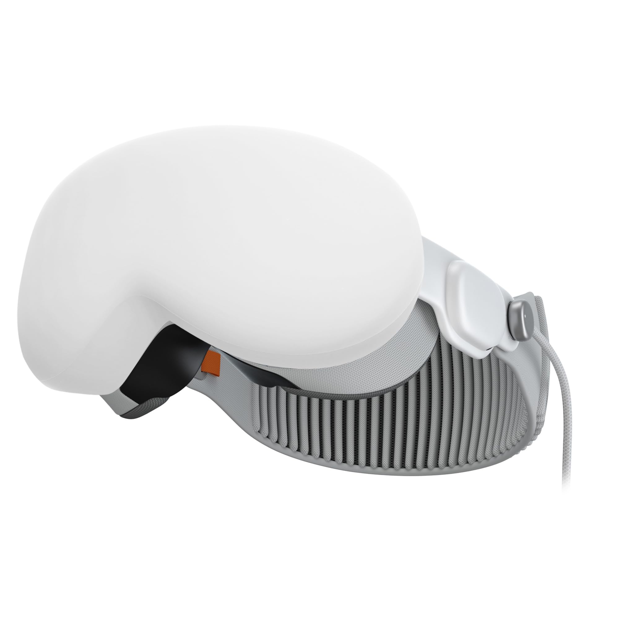 kwmobile Silicone Protective Cover Case for Apple Vision Pro VR Headset - Shockproof & Scratch-Resistant - White - Perfect for Travel, Gaming & VR Entertainment