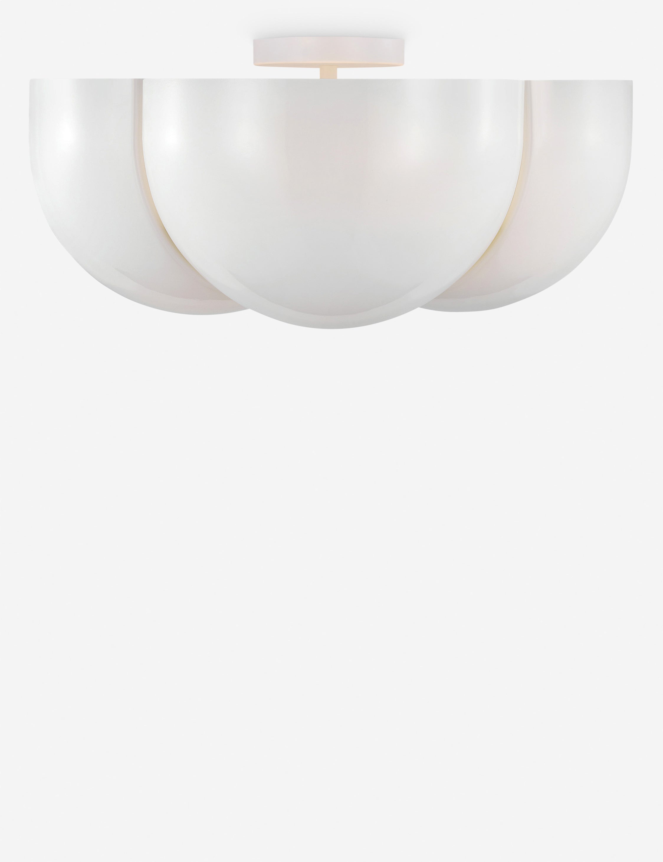 Cheverny Semi Flush Mount Light by Christiane Lemieux - Modern Ceiling Fixture for Dining Room, Bedroom & Hallway Lighting