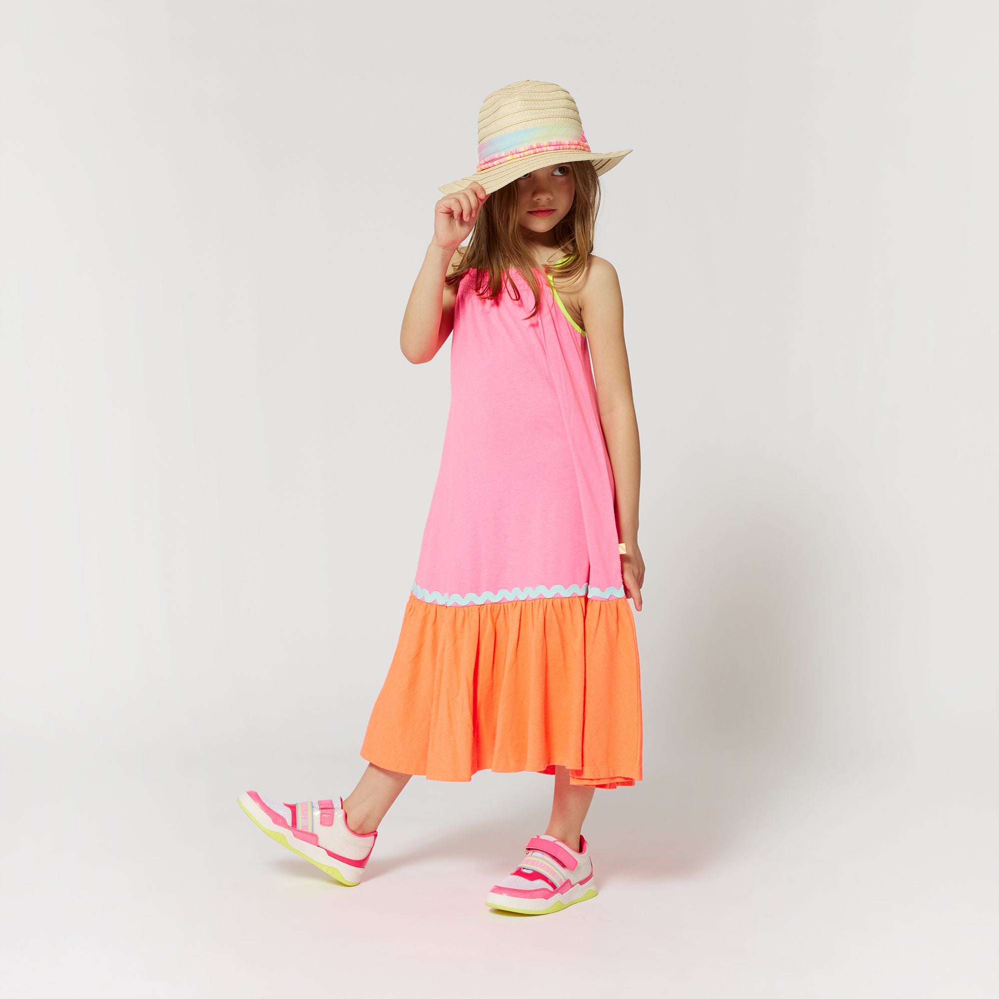 Billieblush Pink Dress for Women - Elegant Flowy Summer Dress for Casual Outings, Dates & Parties