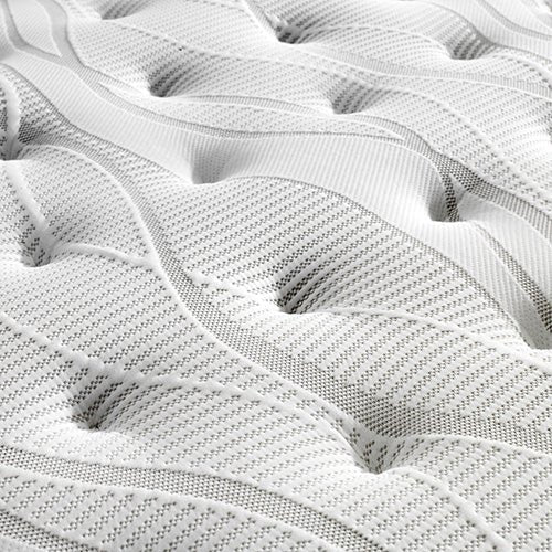 Premium Feather Comfort Plush Euro Top Pocket Spring Mattress - 34cm Thick Single Size for Ultimate Support & Pressure Relief | Perfect for Guest Rooms, Dorms & Small Spaces