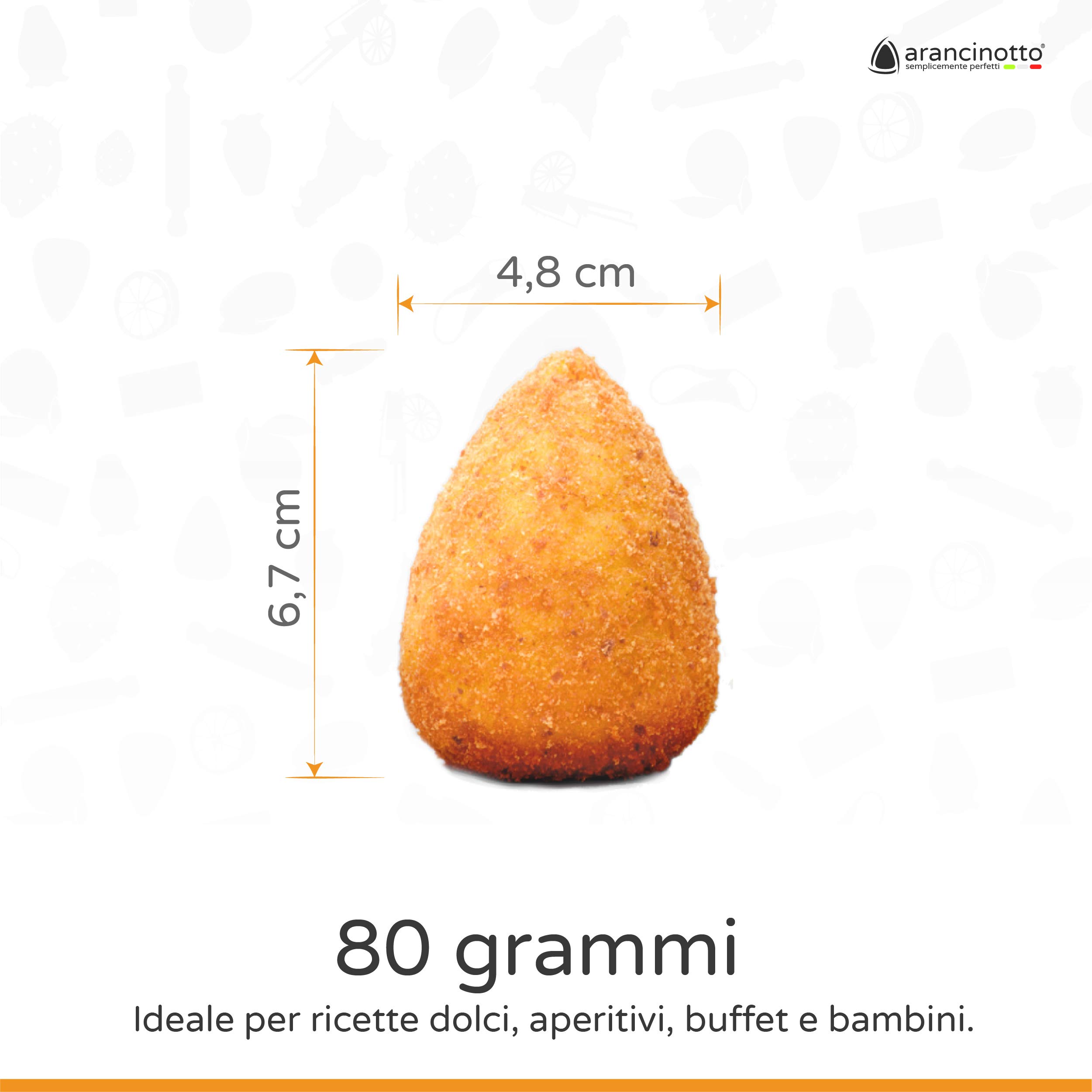 Original Sicilian Arancini Maker - Handcrafted in Sicily for Perfect 80g Pointed Arancini | Ideal for Home Cooking, Italian Restaurants & Food Gifts