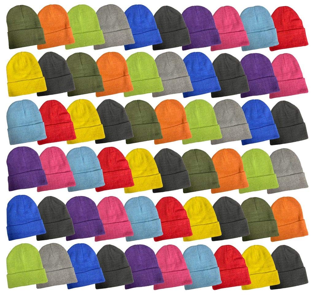 120 Pack Bulk Thermal Winter Beanies & Gloves Set - Wholesale Yacht & Smith Knit Hats and Touchscreen Gloves for Men Women - Perfect for Skiing, Snowboarding, and Cold Weather Outdoor Activities