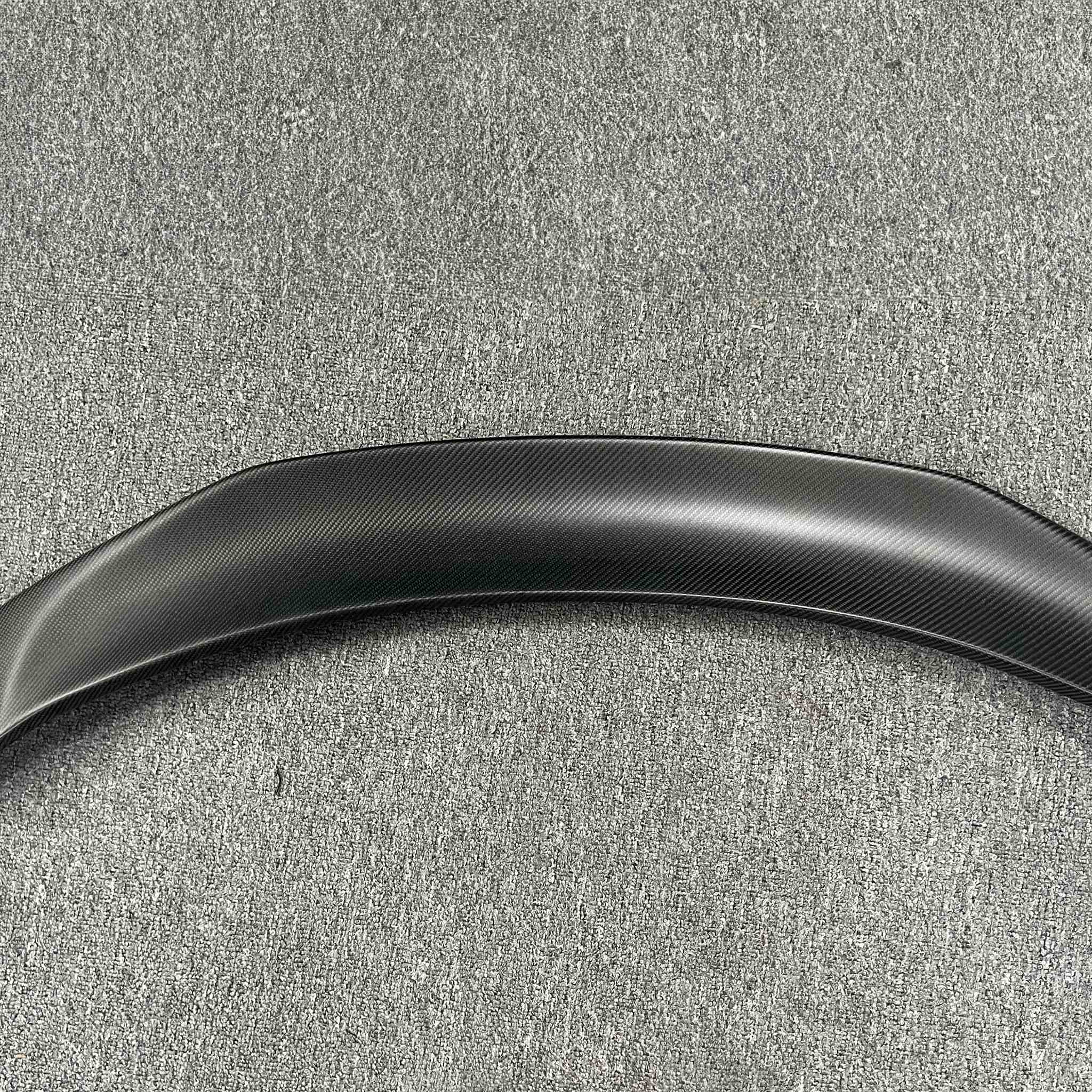 Premium Real Carbon Fiber V-Style Rear Spoiler for Tesla Model 3 (2017-2023) - Enhance Aerodynamics & Sporty Look for Street Racing & Car Shows