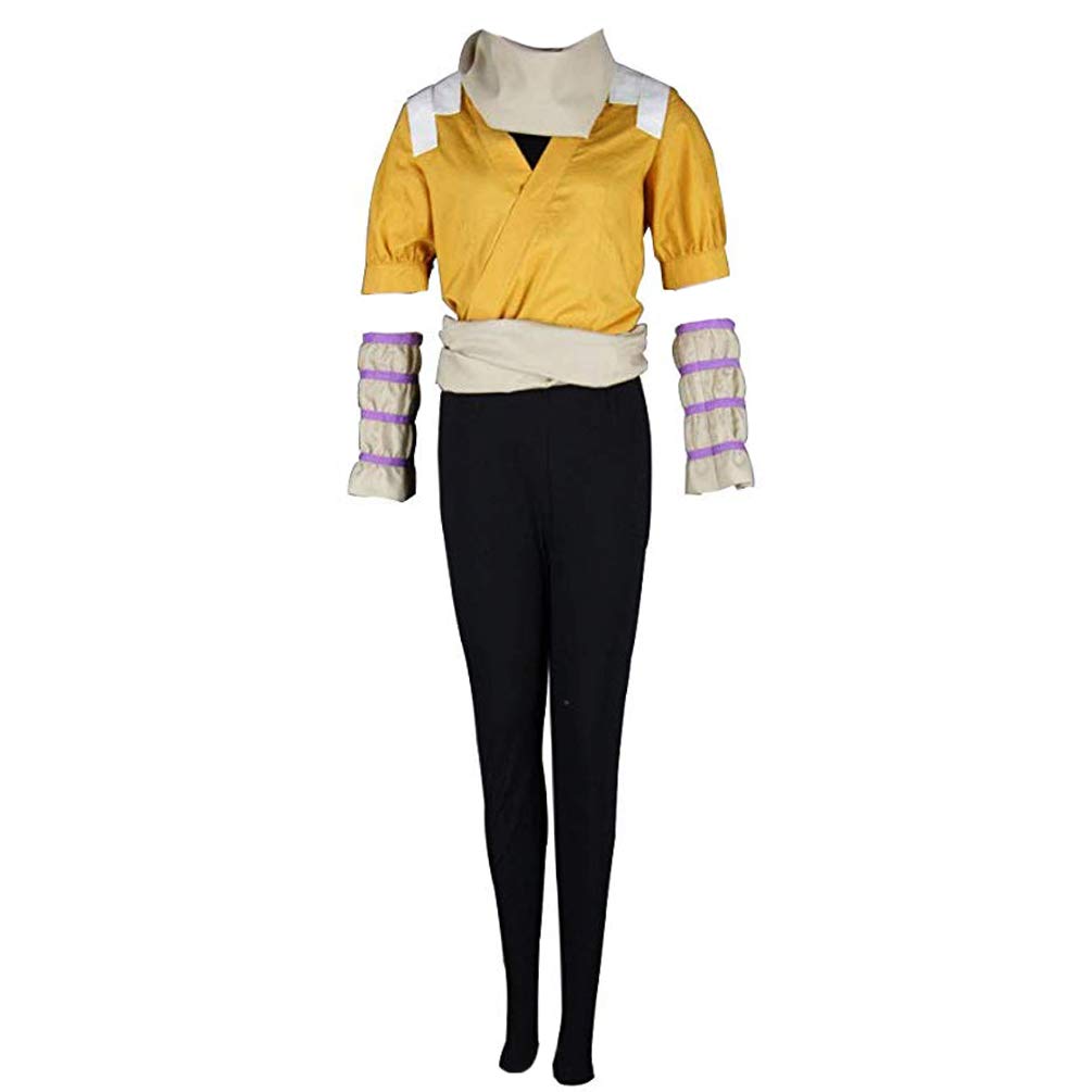 Yoruichi Shihouin Anime Cosplay Costume - Orange Halloween Outfit (Medium Size) for Cosplay Events, Halloween Parties & Anime Conventions