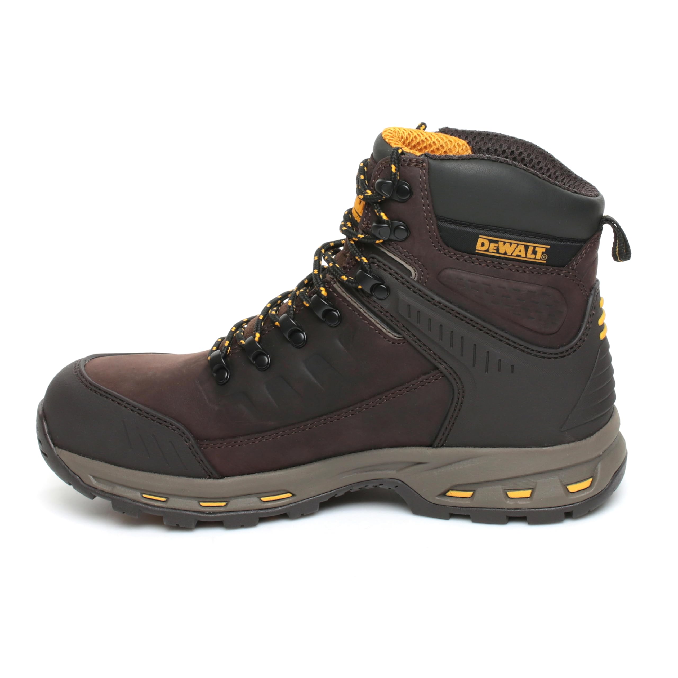 **DeWalt KIRKSVILLE PRO-LITE Brown Safety Boots - Men's Work Boots with Steel Toe, Slip & Oil Resistant - Ideal for Construction, Warehouse & Industrial Work**