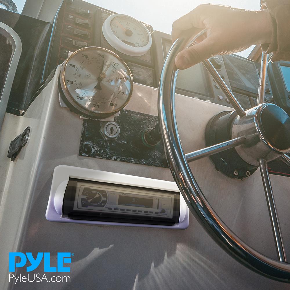 Waterproof Marine Stereo Cover - UV Resistant Boat Radio Protector for Outdoor & Marine Use - Perfect for Boats, Yachts, and Water Sports