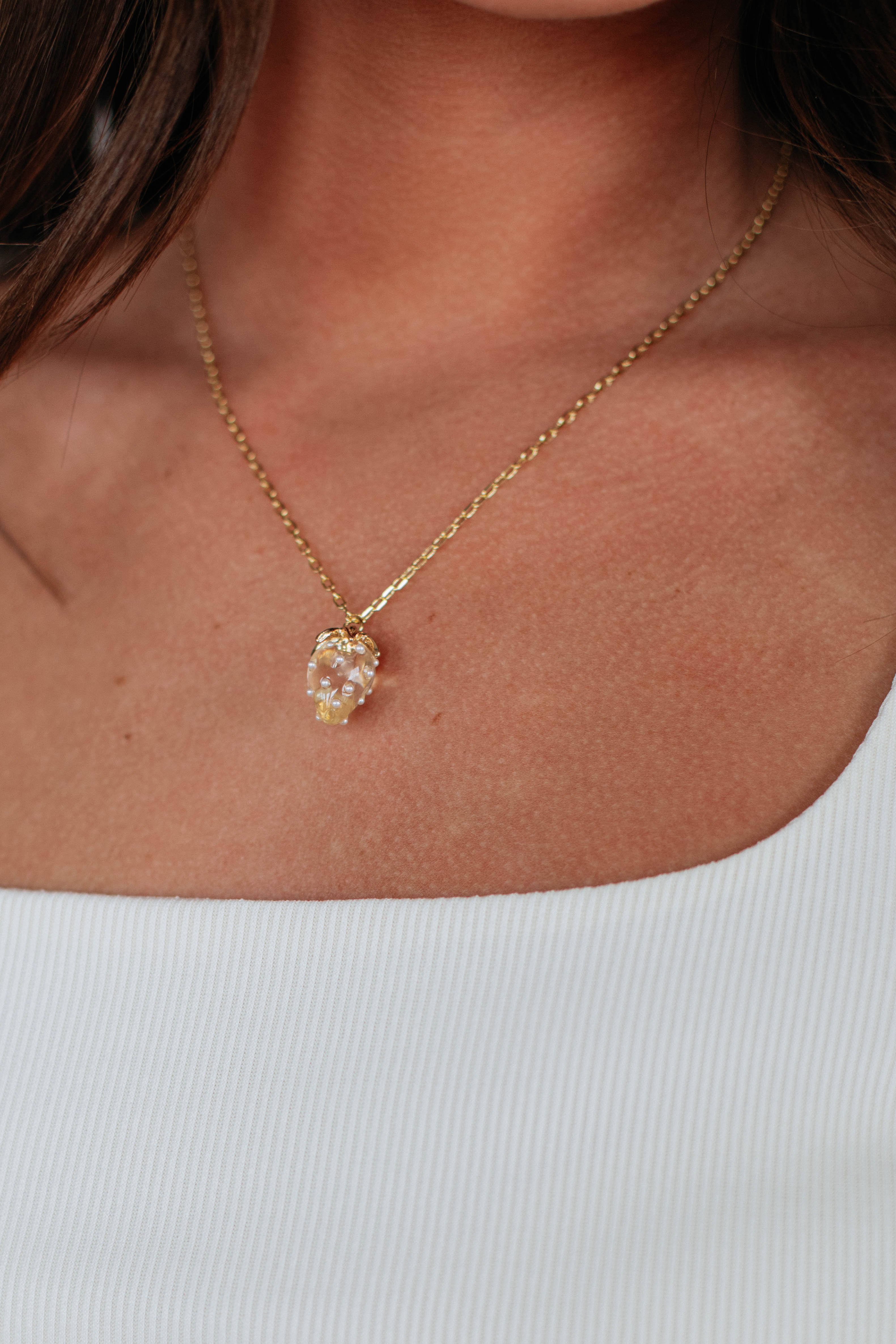 Forbidden Fruit Necklace - Elegant Gold Pendant for Women | Perfect Gift for Birthday, Anniversary & Valentine's Day | Jewelry for Everyday Wear & Special Occasions