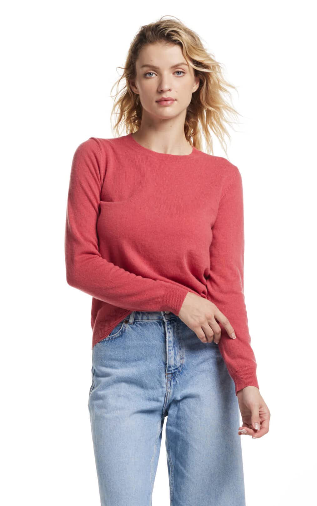 EURKEA 100% Cashmere Sweater for Women - Soft & Cozy Winter Pullover Crewneck Top | Perfect Gift for Her | Ideal for Office, Date Night & Holiday Gatherings