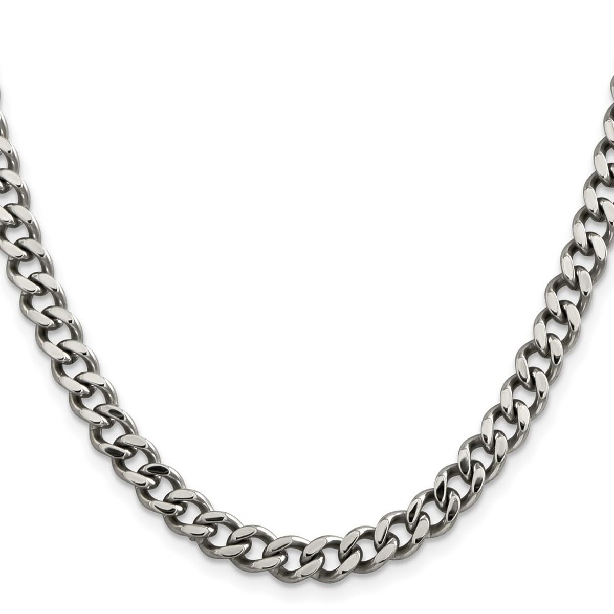 Stainless Steel Curb Chain Necklace for Women & Men - 16 18 20 22 24 30 Inch Lengths | Durable Unisex Jewelry for Everyday Wear, Gifts & Layering