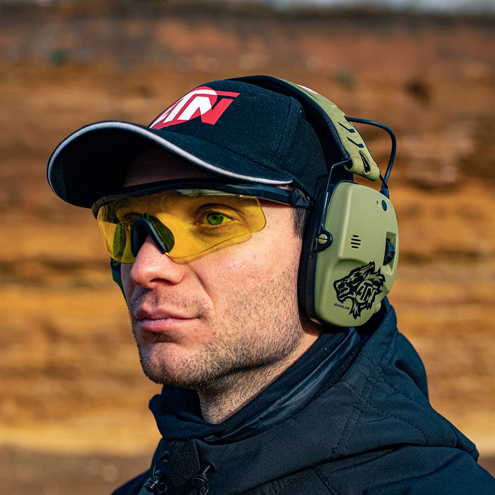 ATN X-Sound Smart Hearing Protector - Electronic Bluetooth Earmuffs for Shooting, Hunting & Outdoor Activities | Noise Cancelling & Wireless Audio