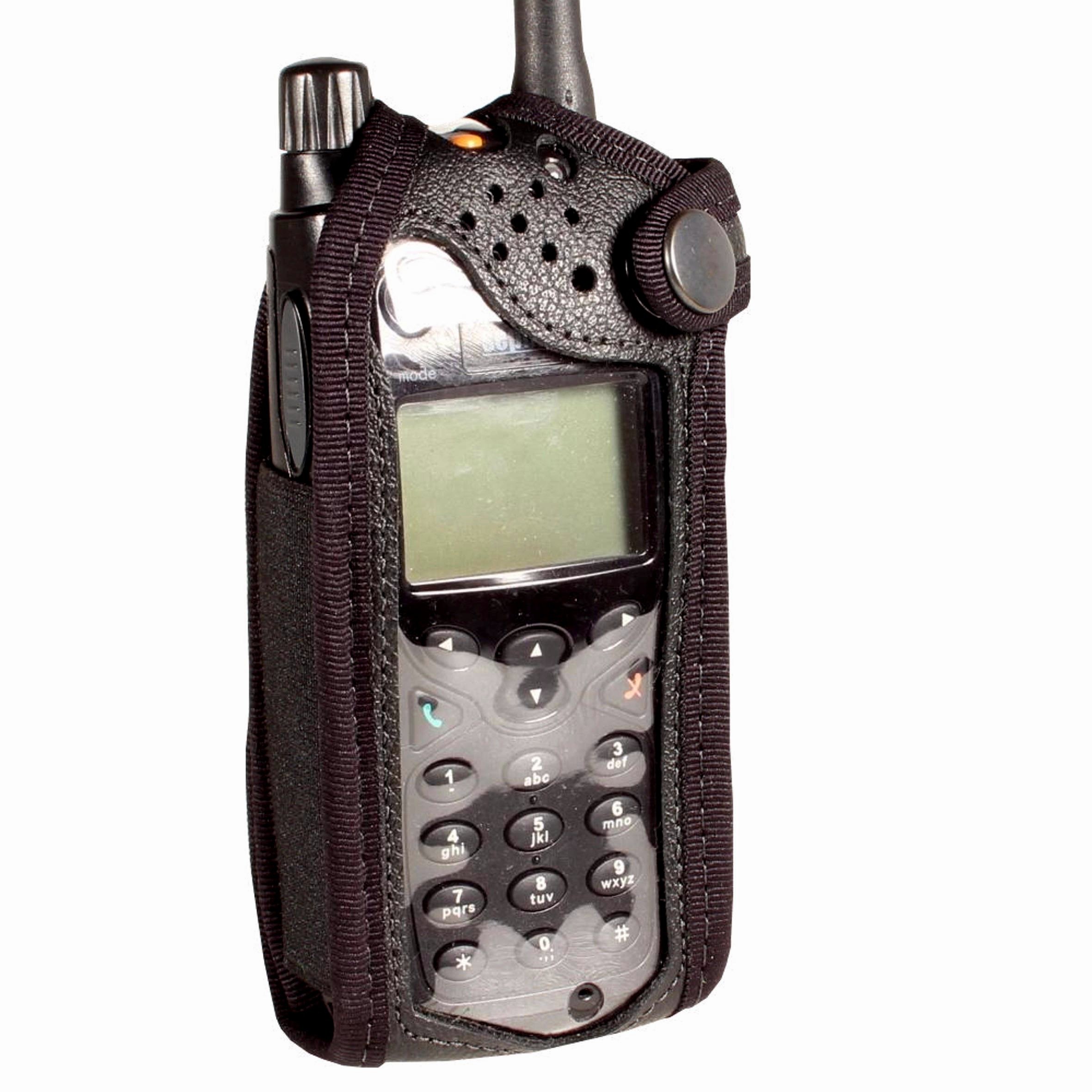 Premium Leather Radio Case for Sepura 2000 & 3000 Series - Durable Protective Cover for Police, Security & Emergency Communication Radios - Perfect for Field Work & Professional Use