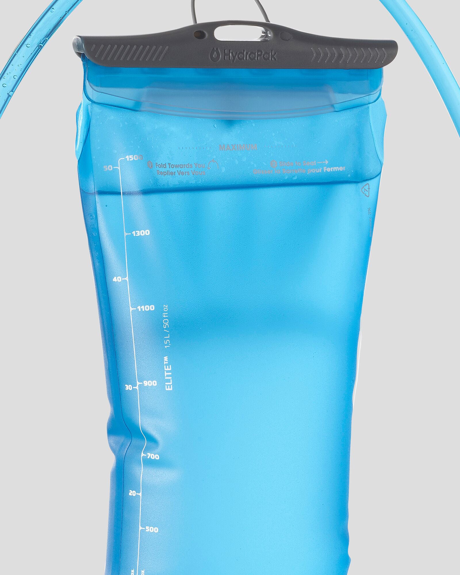 Salomon Soft Reservoir 1.5L Hydration Bladder - Clear Blue for Hiking, Running & Outdoor Adventures