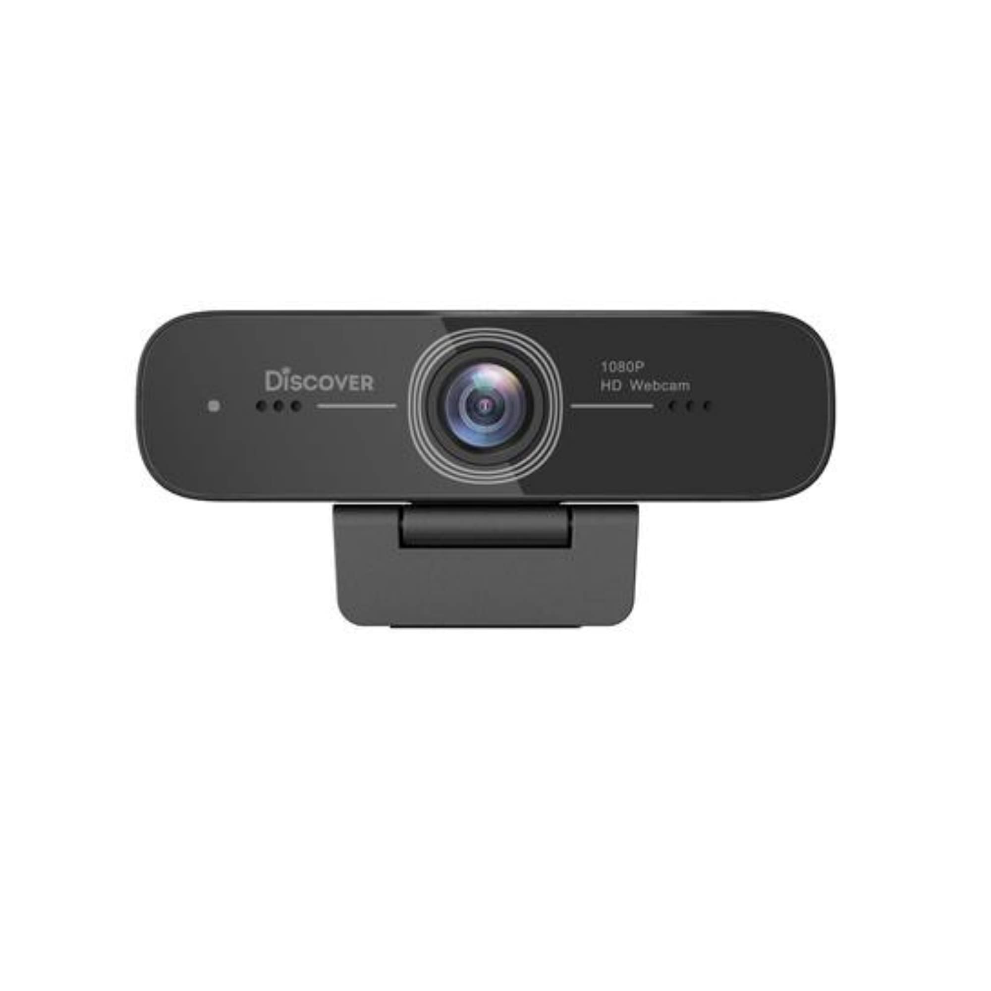 HD100 Professional Webcam - 1080P HD Video, 30fps, Built-in Dual Microphones, 90° Wide Angle Lens, Tripod Mount - Perfect for Zoom Meetings, Online Classes & Live Streaming