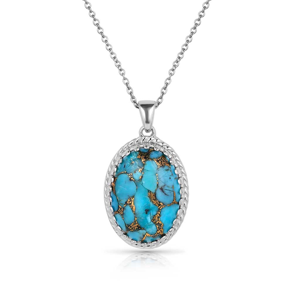 Wisdom of the West Turquoise Necklace for Women | Handmade Southwest Style Jewelry | Perfect for Boho Fashion, Gift Giving & Special Occasions