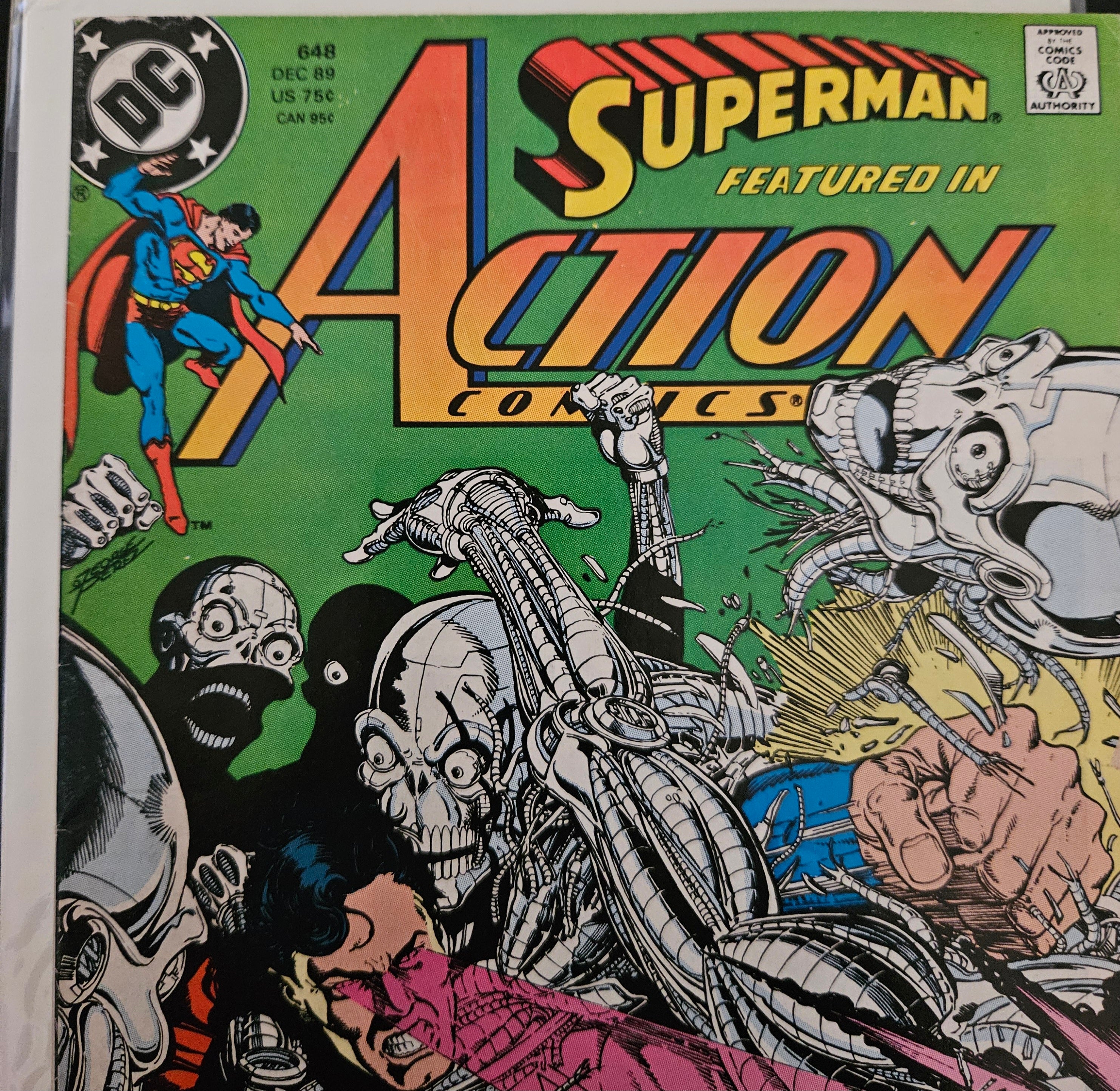 Action Comics #648: The Power of Shazam! | DC Comics 1990 Issue | Vintage Collector's Edition | Perfect for Comic Book Enthusiasts & DC Fans