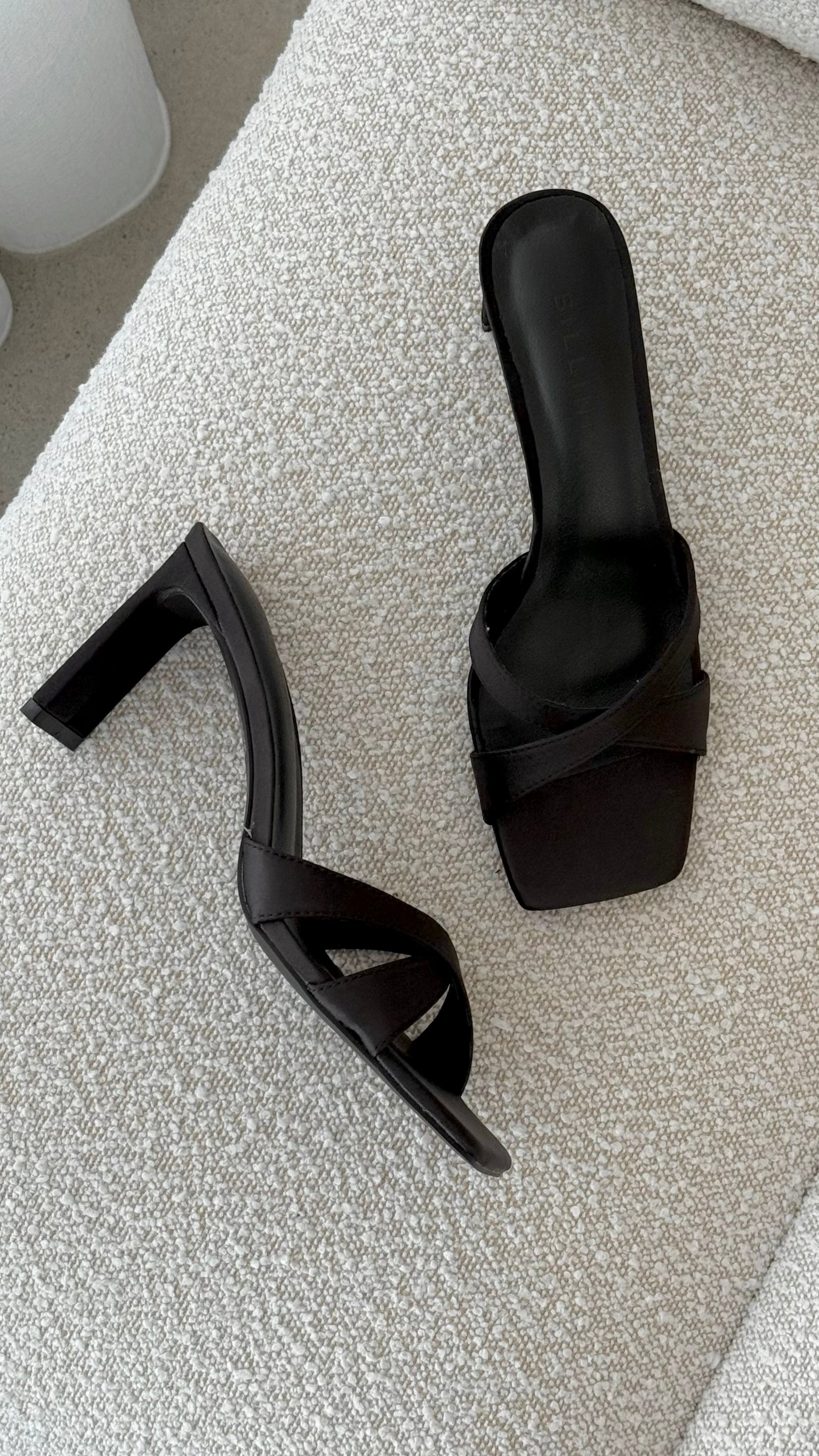 Kelsie Black Satin High Heels for Women - Elegant Dress Shoes for Parties, Weddings & Evening Events