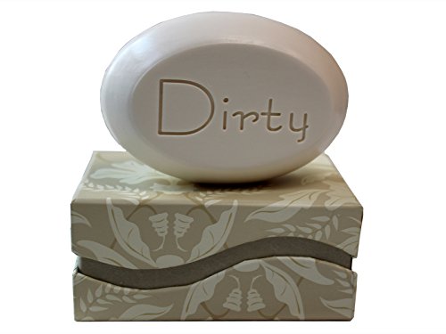 Personalized Scented Soap - Luxury Handmade Soap Bar Gift Set - Custom Engraved with 'DIRTY' - Perfect for Birthday, Anniversary & Spa Gifts