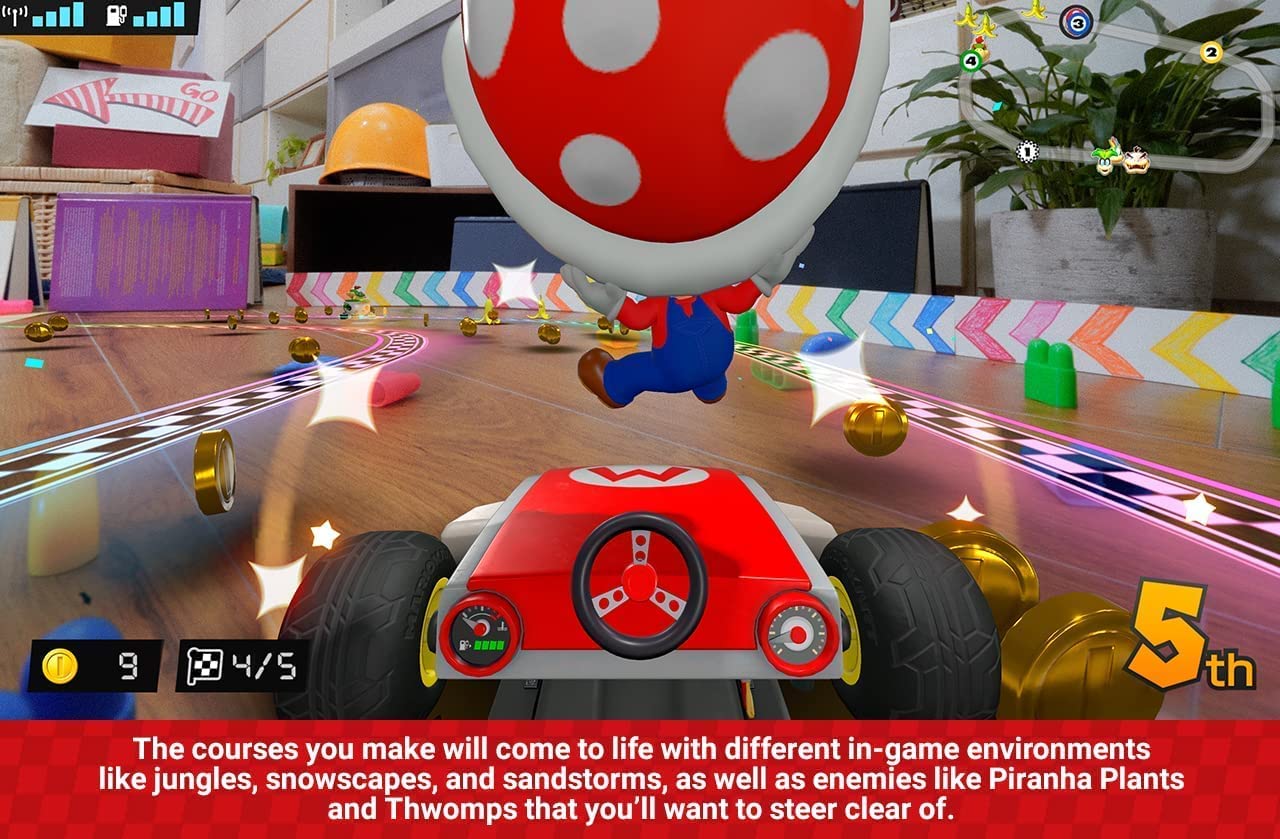 Mario Kart Live: Home Circuit - Luigi Edition for Nintendo Switch | AR Racing Game for Kids & Adults | Fun Indoor & Outdoor Play
