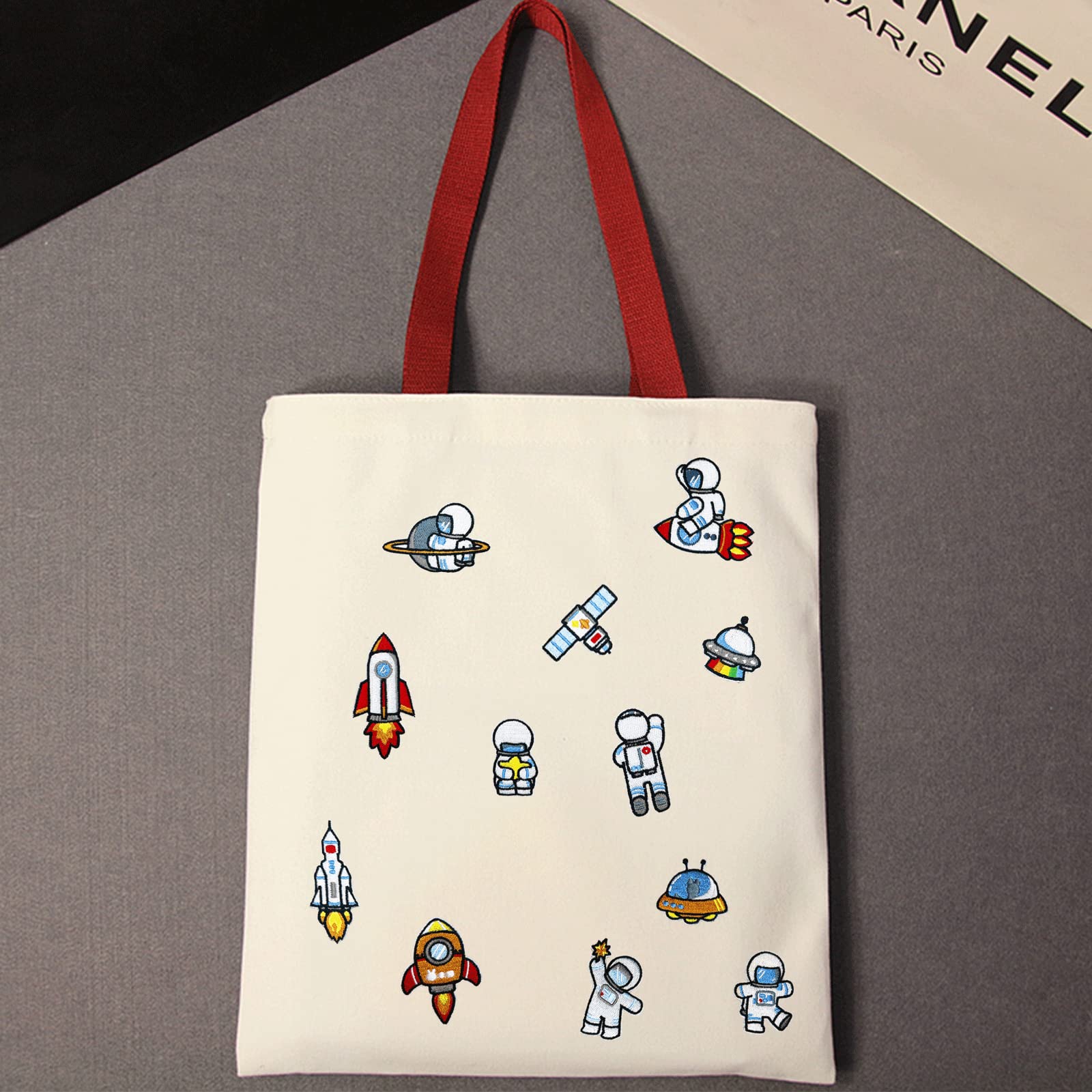 12Pcs Astronaut Rocket Embroidered Iron-On/Sew-On Patches for DIY Clothing, Jackets, Jeans, Backpacks & Hats - Space Themed Craft Supplies for Kids & Adults - Perfect for Costumes, School Projects & Gifts