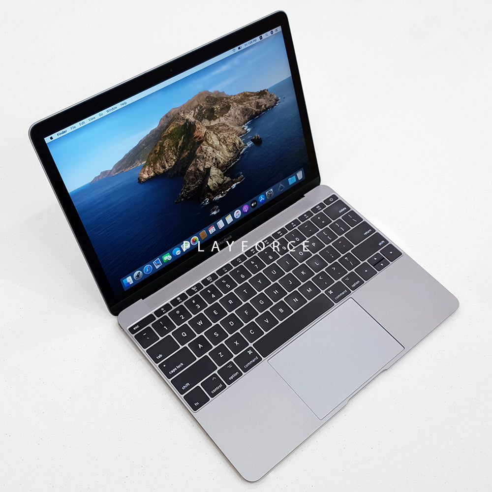 Apple MacBook 2017 12-inch Laptop - 512GB SSD, Space Gray (Renewed) | Ultra-Portable for Students & Business Travel