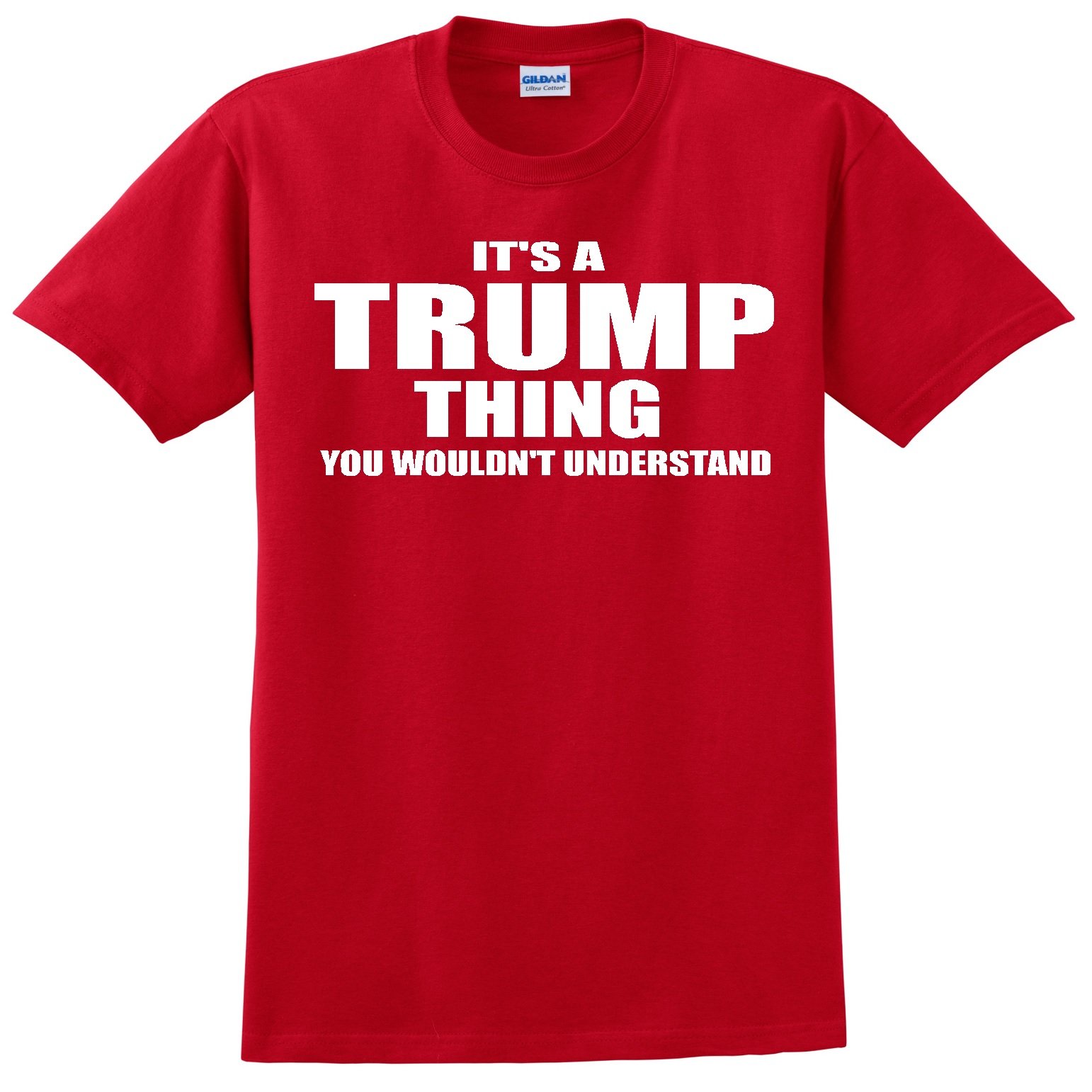 Trump Red T-Shirt - Patriotic American Flag Graphic Tee for Men & Women - Perfect for Political Rallies, Fourth of July & Conservative Events