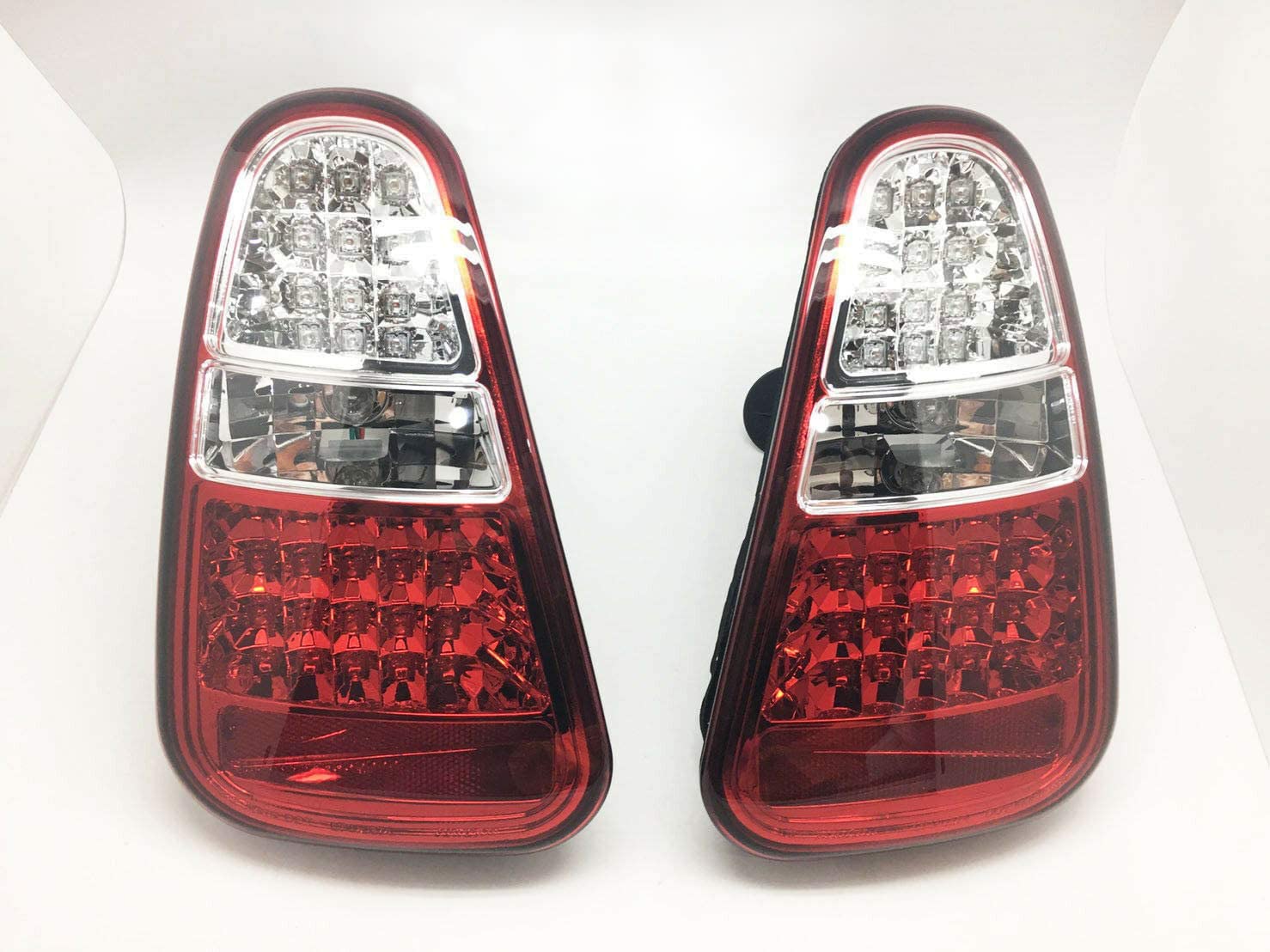 Smoke LED Tail Lights Rear Lamps with Reverse Light for 2004-2006 Mini Cooper R50 R52 R53 - Upgrade Your Car's Style & Safety for Night Driving