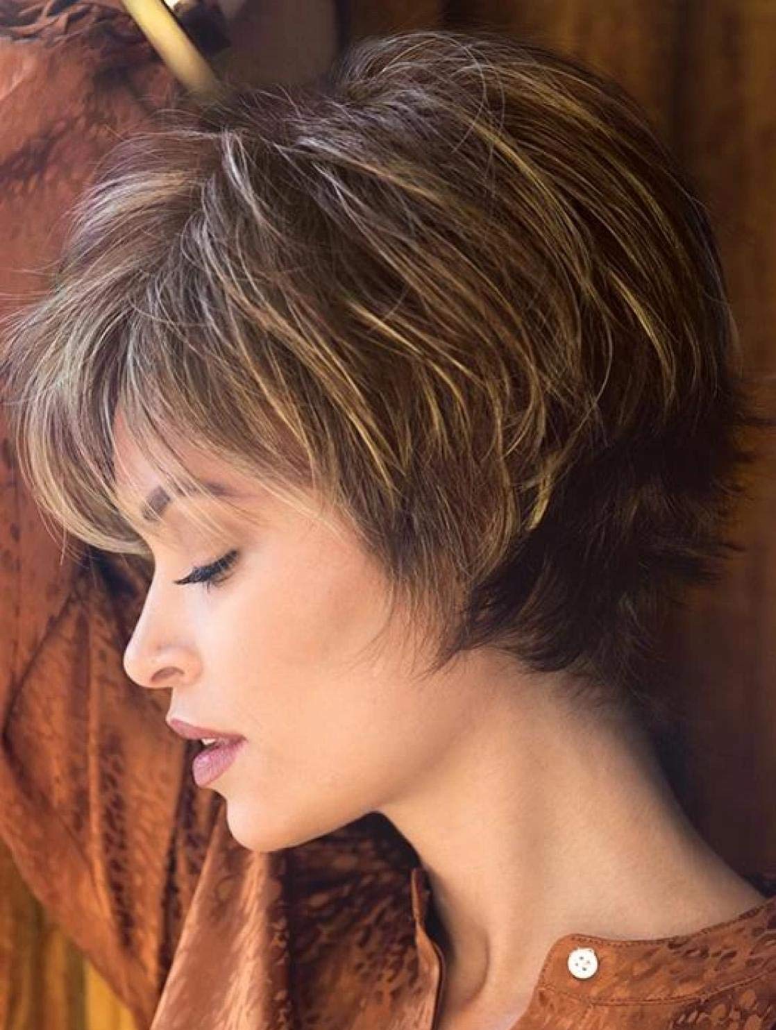 Rene Paris Coco Wig Bundle - Dark Chocolate Synthetic Hair Wig with Christy's Wigs Q&A Booklet & Wide Tooth Comb | Perfect for Cosplay, Costume Parties & Everyday Wear