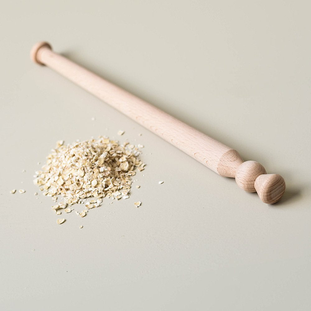 Premium Beechwood Porridge Spurtle - Traditional Scottish Stirring Tool for Oatmeal, Soup & Stews - Perfect for Cooking, Serving & Gift Giving
