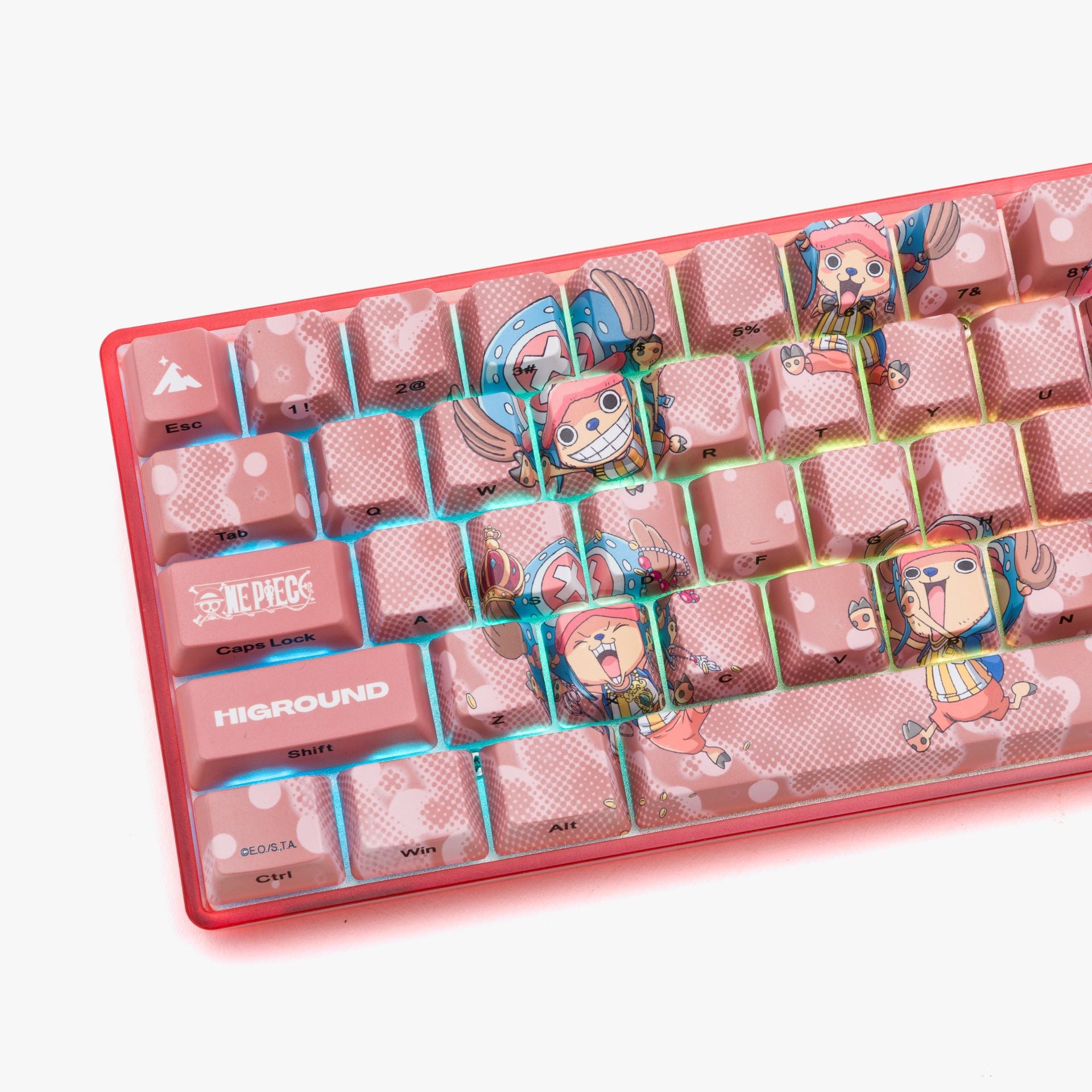 One Piece x HG Basecamp 65HE Mechanical Keyboard - Chopper Edition | Anime Gaming Keyboard for PC & Mac | Perfect for Gaming, Typing & Anime Fans Collection
