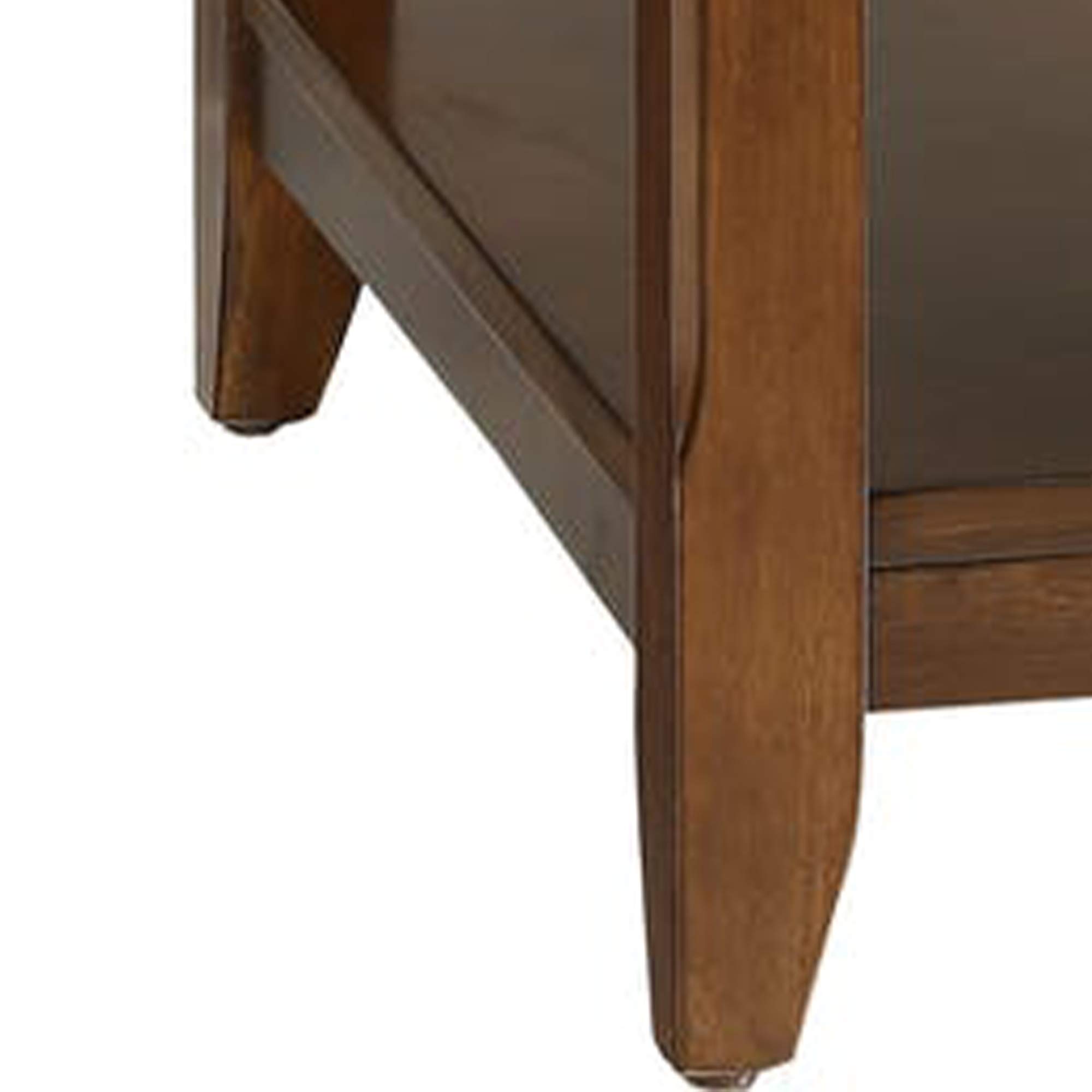 Stylish Brown Benzara Side Table - Perfect for Living Room, Bedroom, or Office Decor - Small Accent End Table with Modern Design
