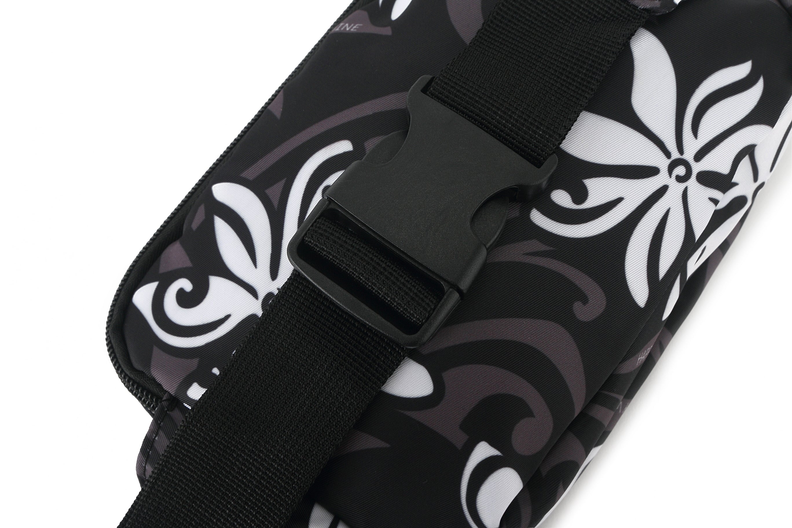 Kasie Tiare Infinity Black Belt Bag - Stylish and Functional Waist Pack for Travel, Running, and Everyday Use