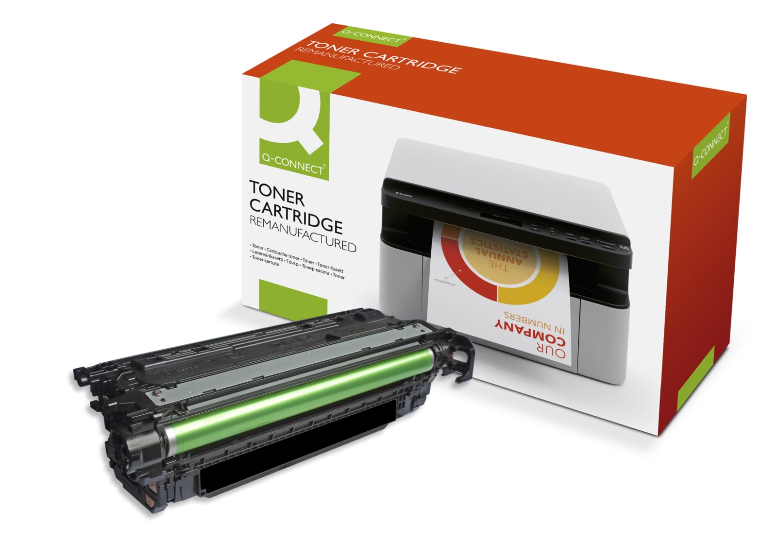 Q-Connect Compatible HP 647A Black LaserJet Toner Cartridge - High Yield Replacement for HP Printers | Perfect for Office Documents, Reports & Home Printing Needs