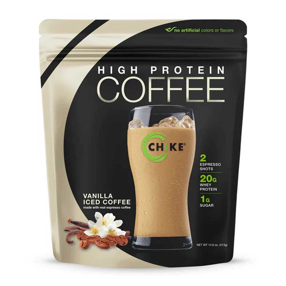 Chike Vanilla High Protein Coffee Powder - Premium Protein Coffee for Weight Loss & Energy Boost - Perfect for Gym, Workouts & Morning Routine