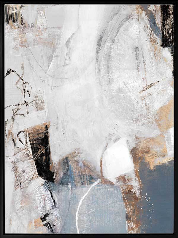 Clear Call I Canvas Art Print - Modern Abstract Wall Decor for Living Room, Bedroom & Office - Perfect for Home & Office Decor