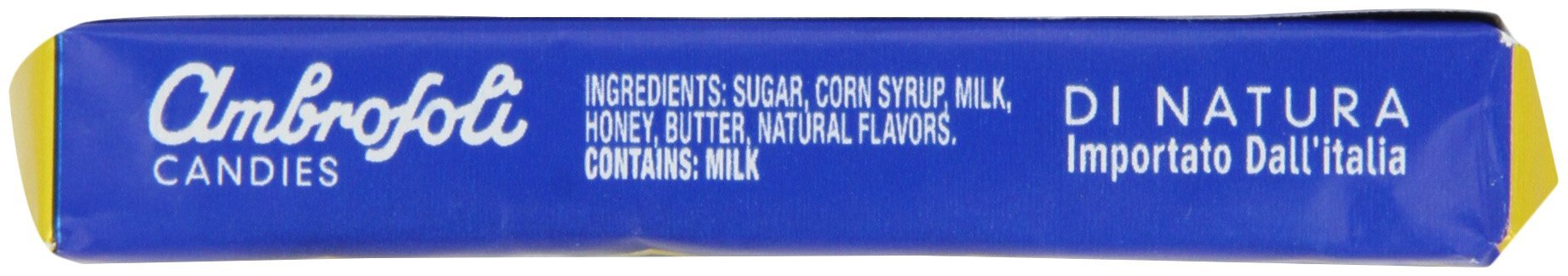 Ambrosoli Honees Milk & Honey Filled Drops - 1.50-Oz Bars (24-Pack, Set of 4) | Italian Gourmet Candy for Gifts, Parties & Dessert Toppings
